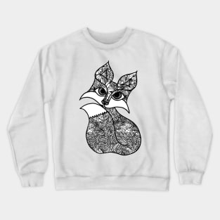 Fox Zentangle Crewneck Sweatshirt